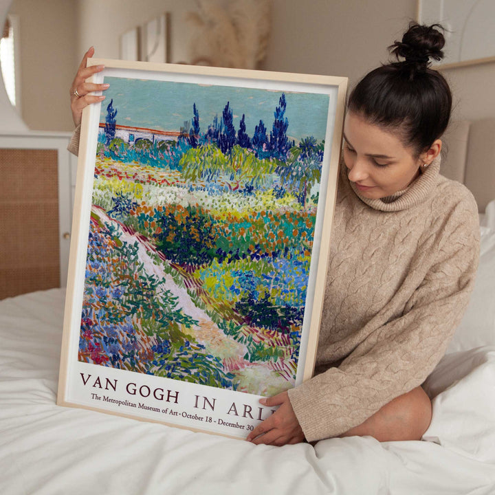 Garden At Arles Wall Art by Vincent van Gogh - Style My Wall