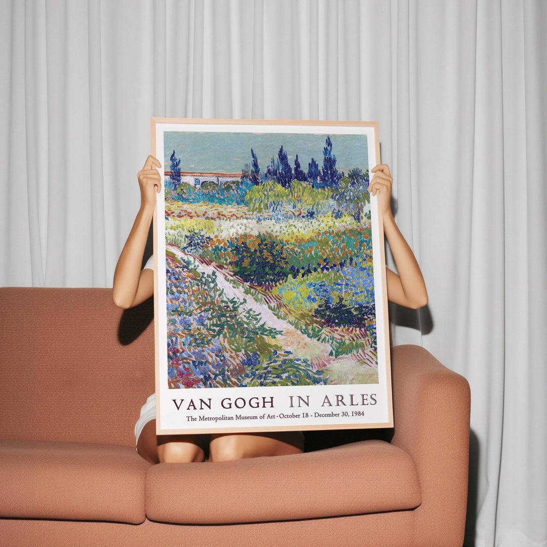 Garden At Arles Wall Art by Vincent van Gogh - Style My Wall