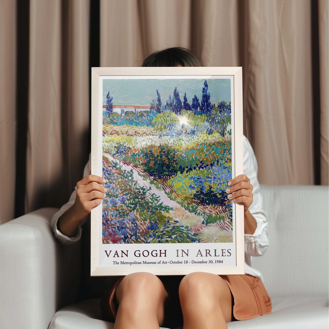 Garden At Arles Wall Art by Vincent van Gogh - Style My Wall