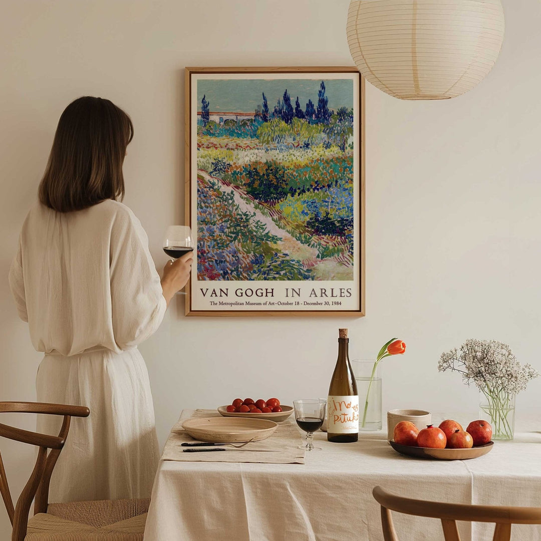 Garden At Arles Wall Art by Vincent van Gogh - Style My Wall