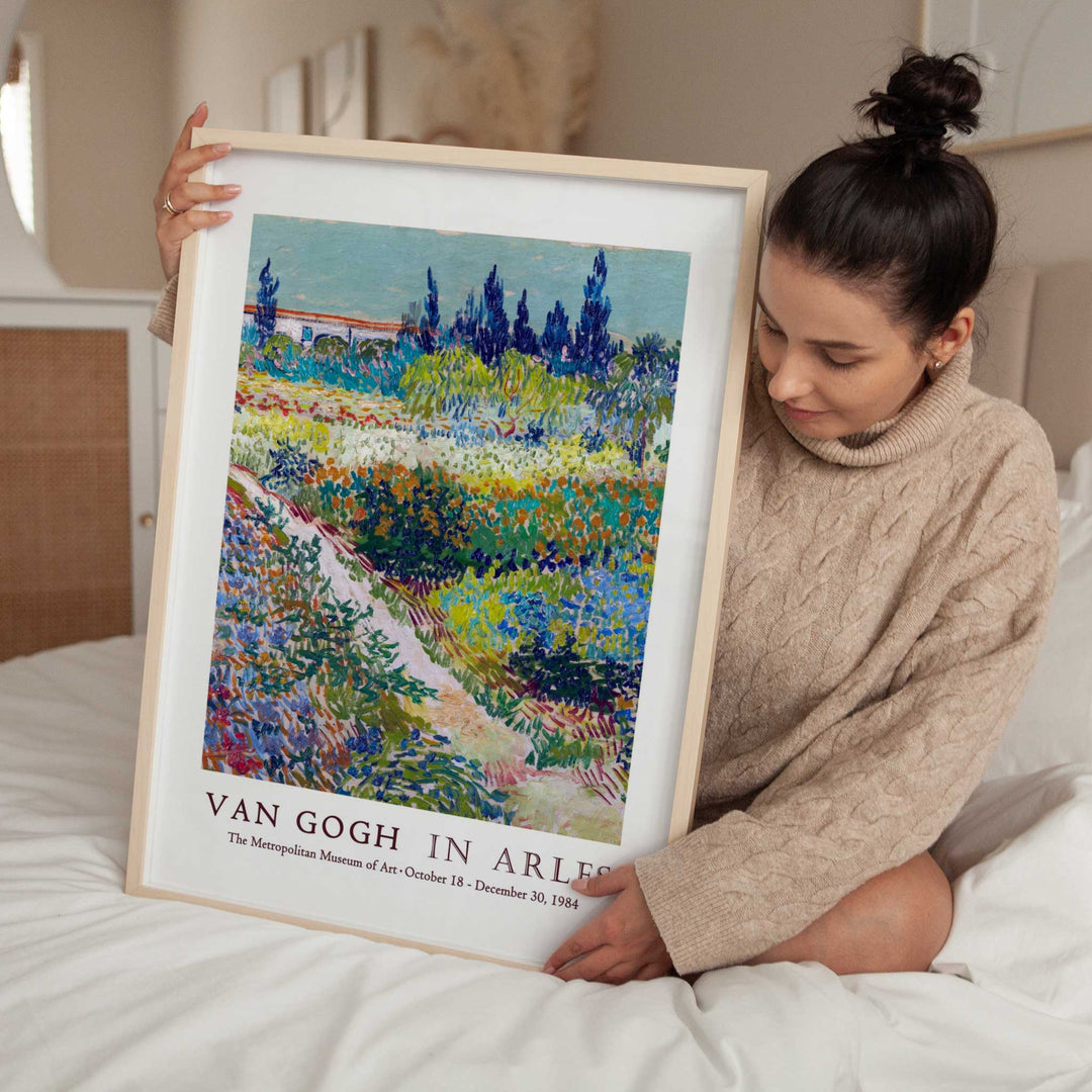 Garden At Arles Wall Art by Vincent van Gogh - Style My Wall