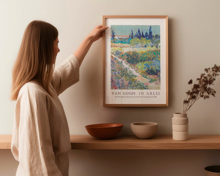 Garden At Arles Wall Art by Vincent van Gogh - Style My Wall