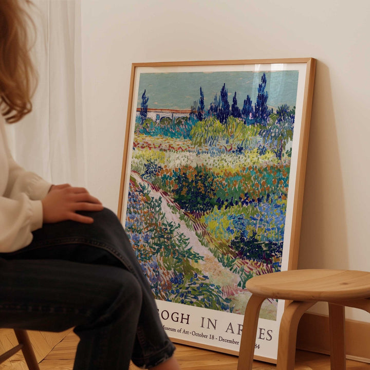 Garden At Arles Wall Art by Vincent van Gogh - Style My Wall