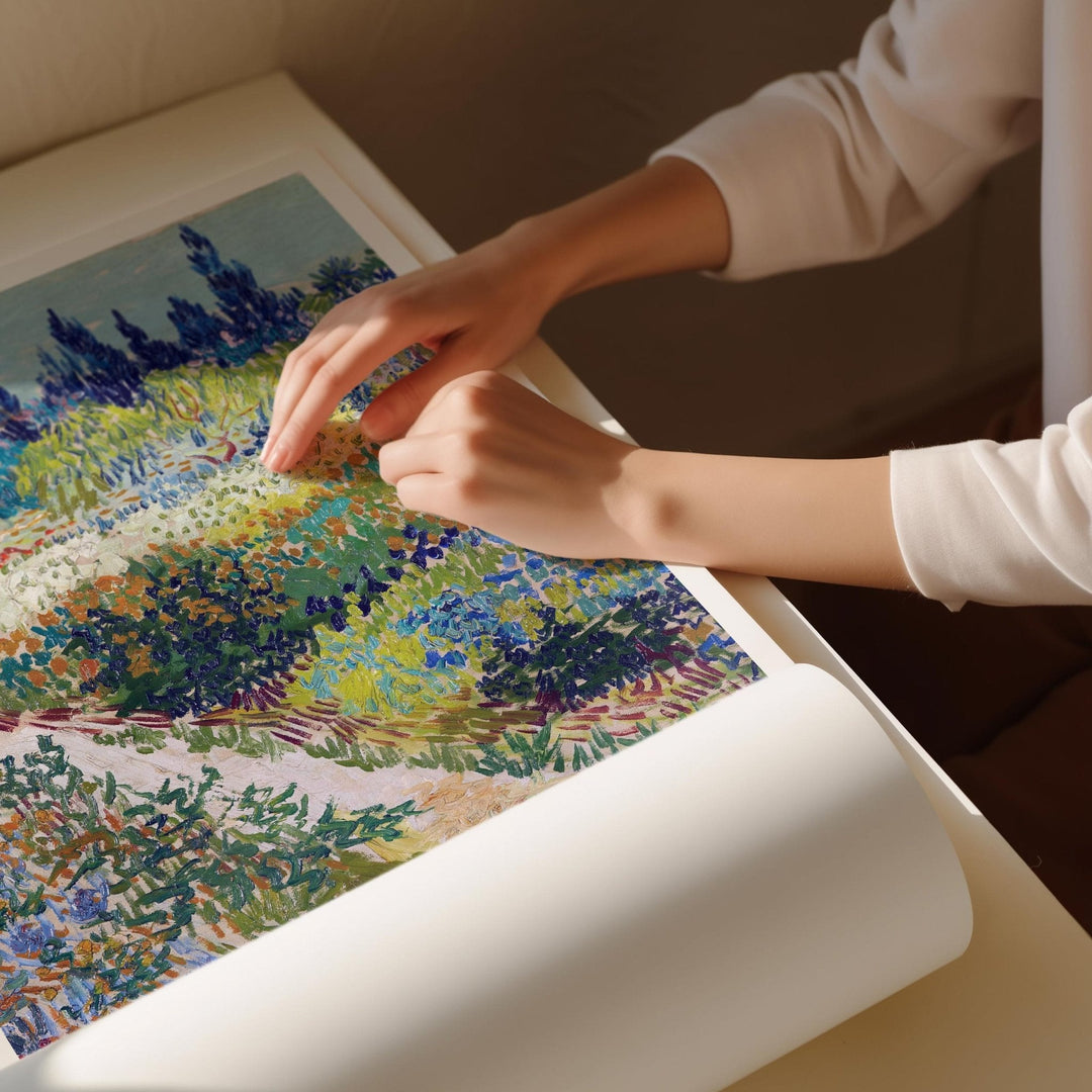 Garden At Arles Wall Art by Vincent van Gogh - Style My Wall