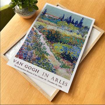 Garden At Arles Wall Art by Vincent van Gogh - Style My Wall