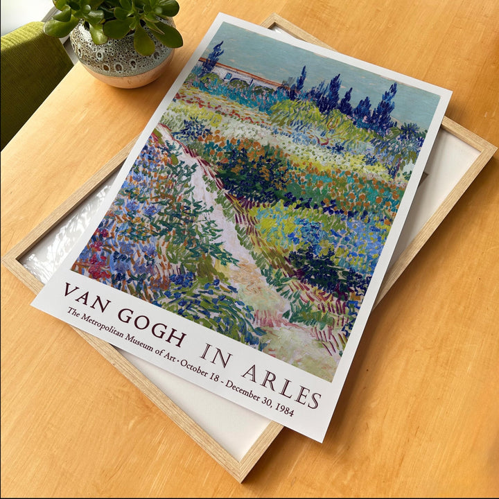 Garden At Arles Wall Art by Vincent van Gogh - Style My Wall