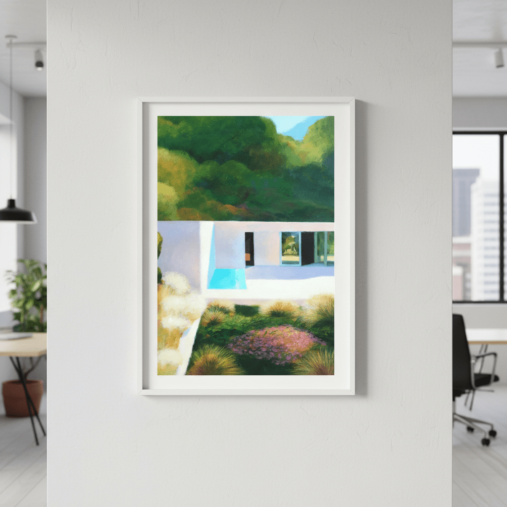 Garden by Ieva Baklane wall - art - picture - poster