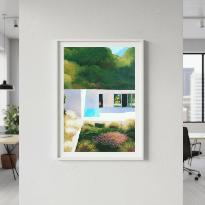 Garden by Ieva Baklane wall - art - picture - poster