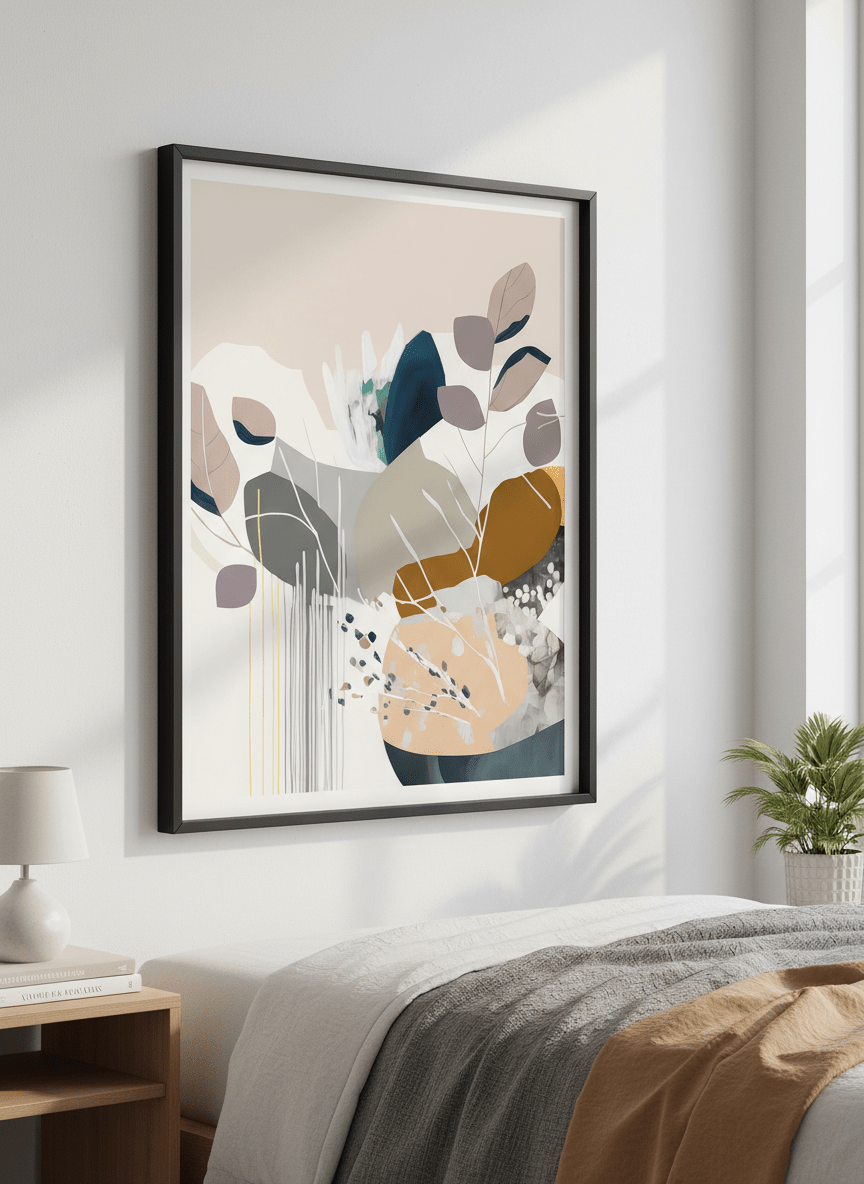 Soft Botanicals in Muted Tones