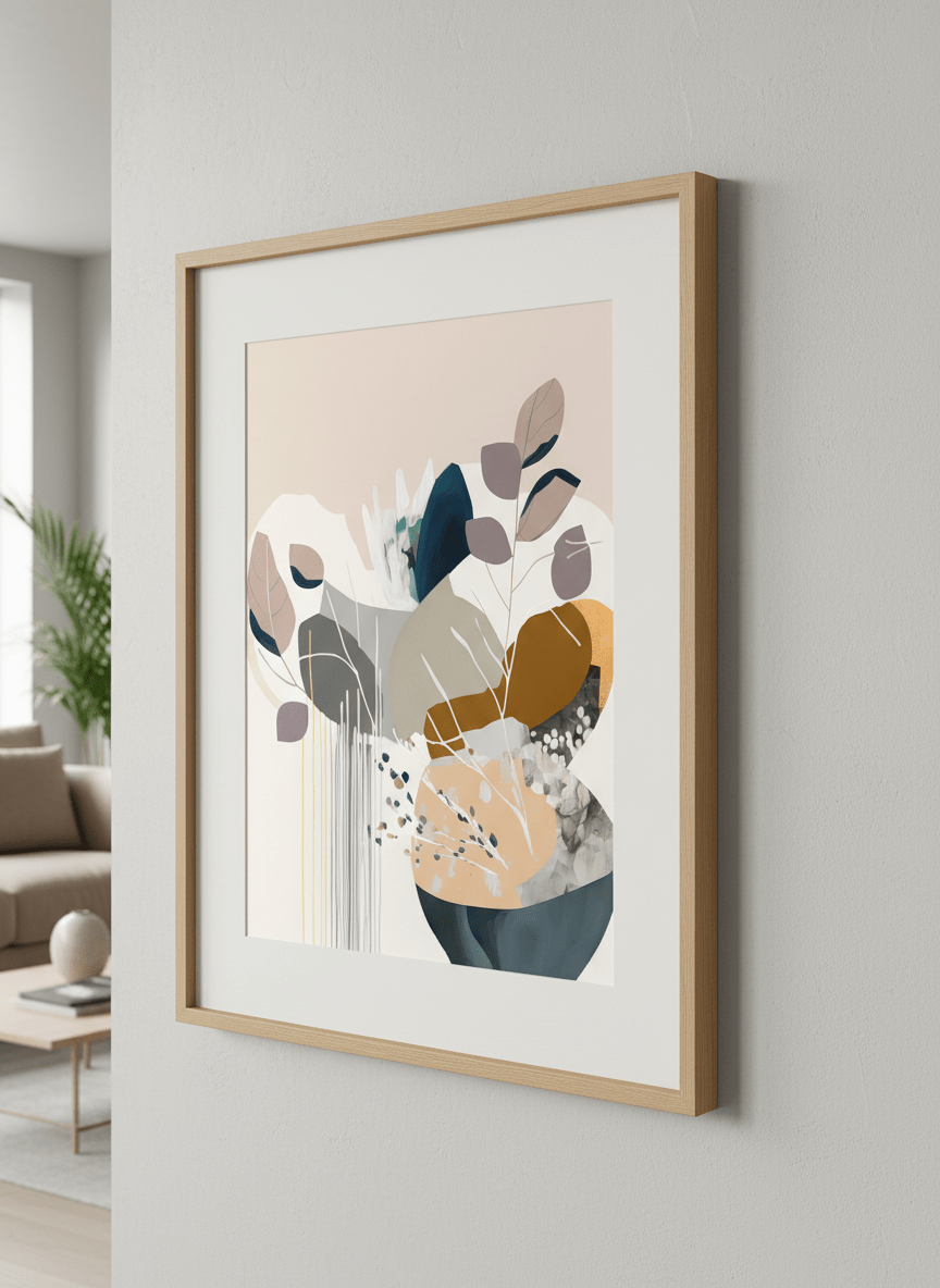 Soft Botanicals in Muted Tones