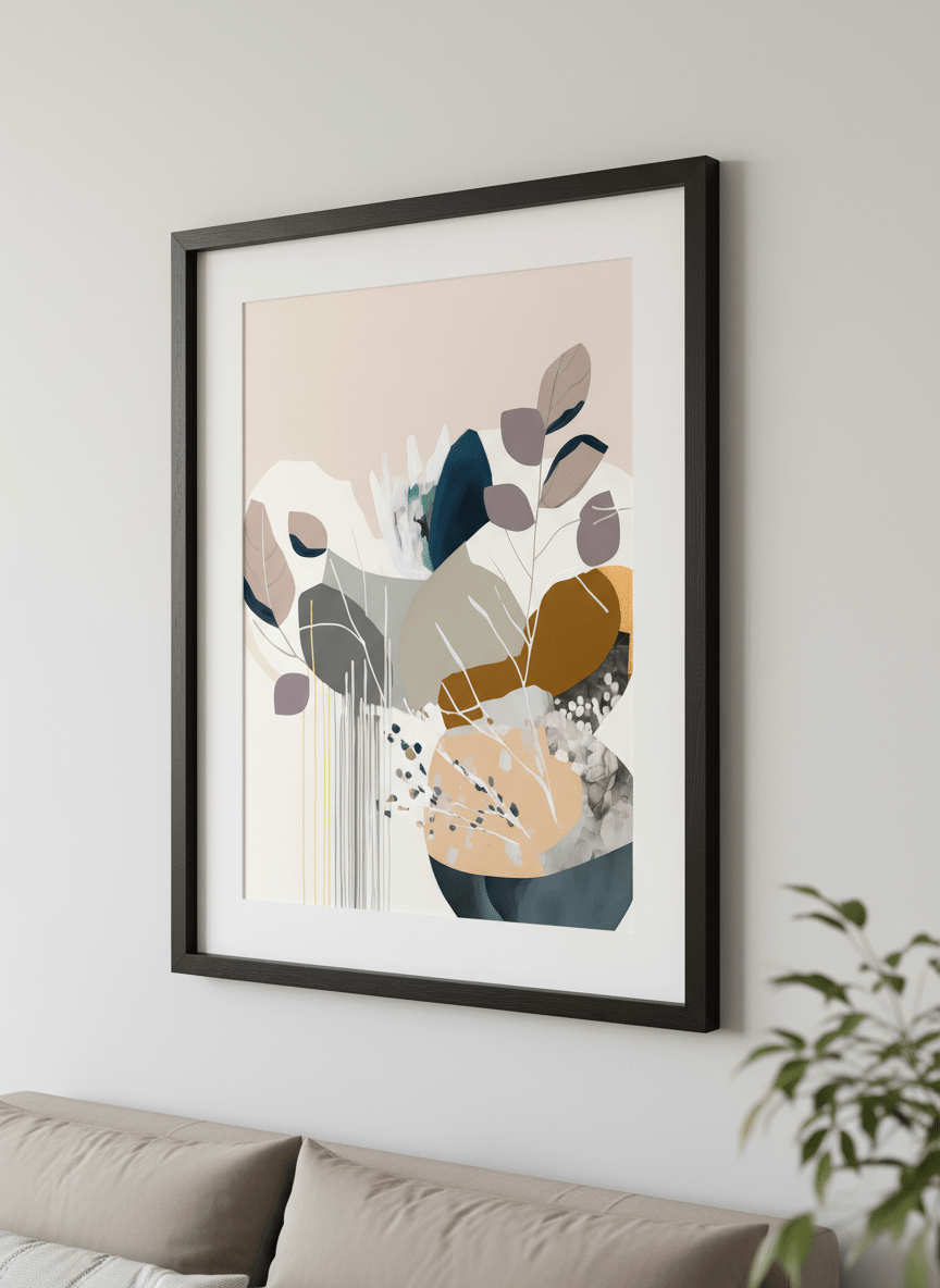 Soft Botanicals in Muted Tones