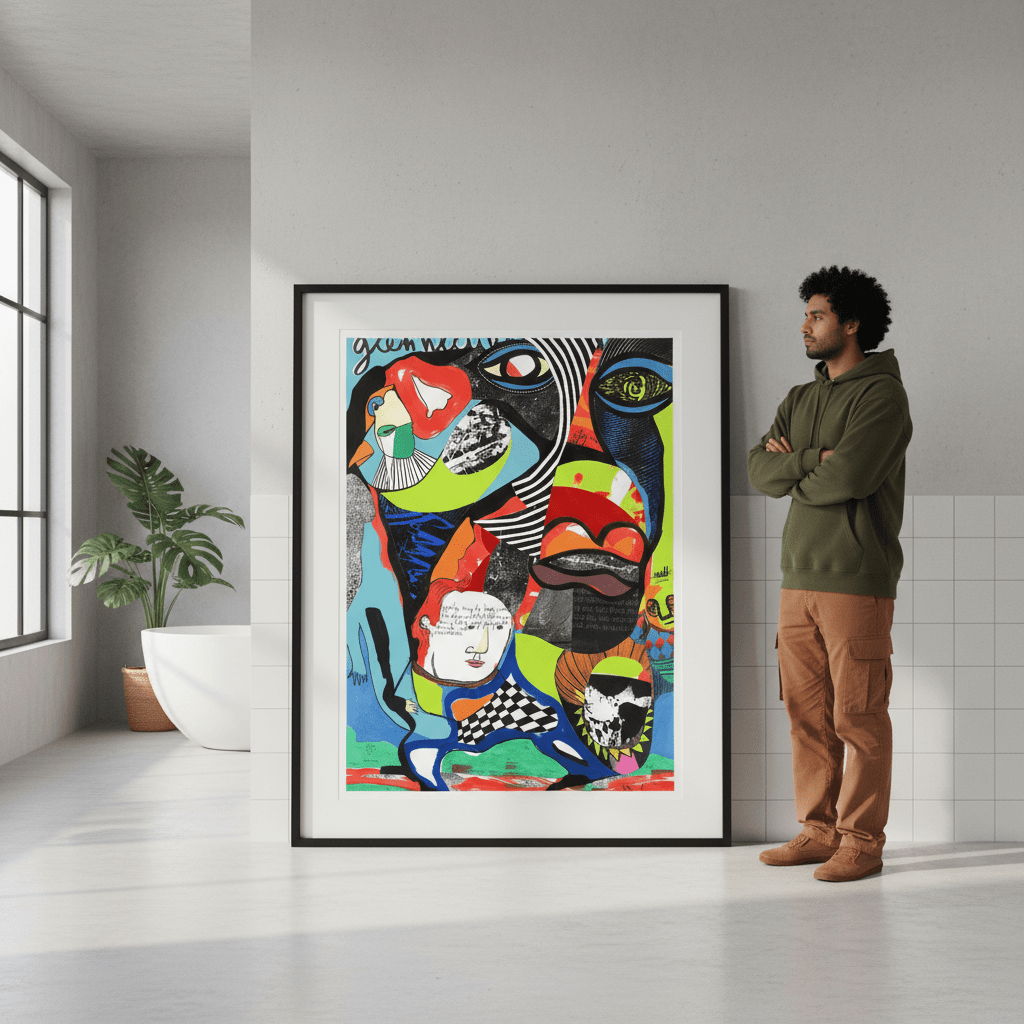 Geen Nieuws, Goed Nieuws by Sven Reubens wall - art - picture - poster