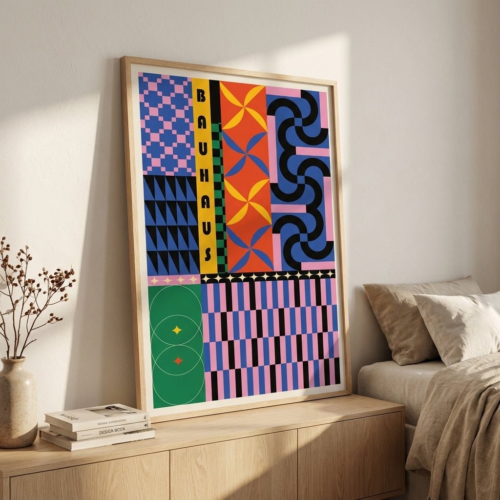 Geometric Rhapsody by Bauhaus wall - art - picture - poster