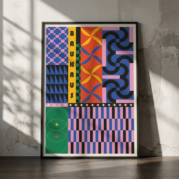 Geometric Rhapsody by Bauhaus wall - art - picture - poster