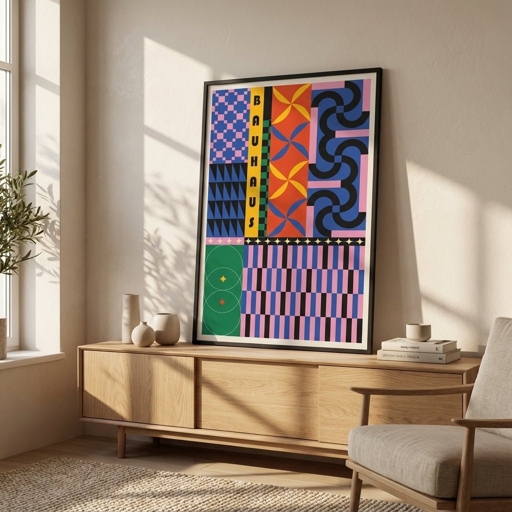 Geometric Rhapsody by Bauhaus wall - art - picture - poster