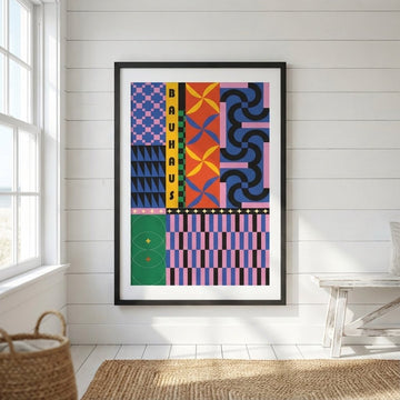 Geometric Rhapsody by Bauhaus wall - art - picture - poster