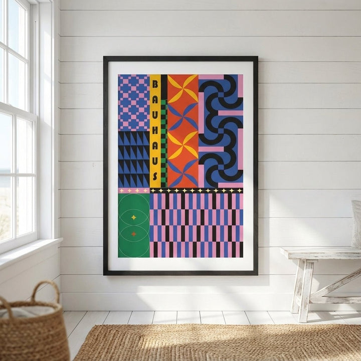 Geometric Rhapsody by Bauhaus wall - art - picture - poster