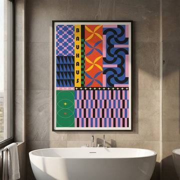 Geometric Rhapsody by Bauhaus wall - art - picture - poster