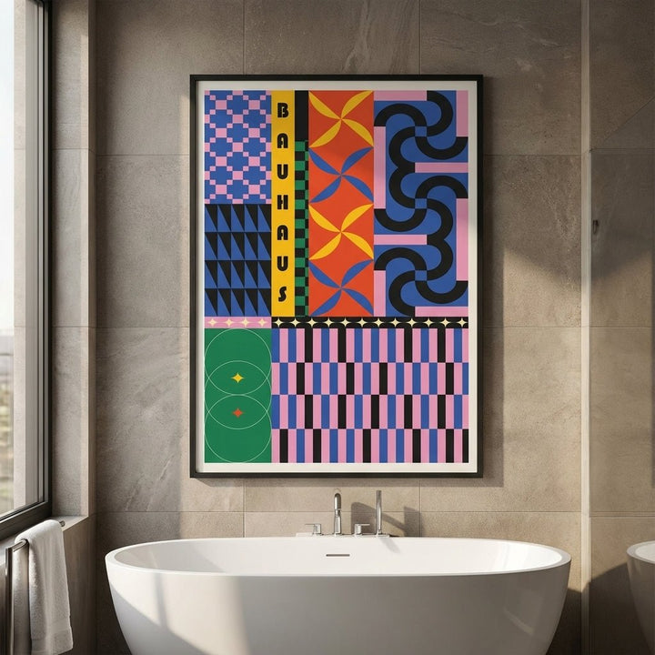 Geometric Rhapsody by Bauhaus wall - art - picture - poster
