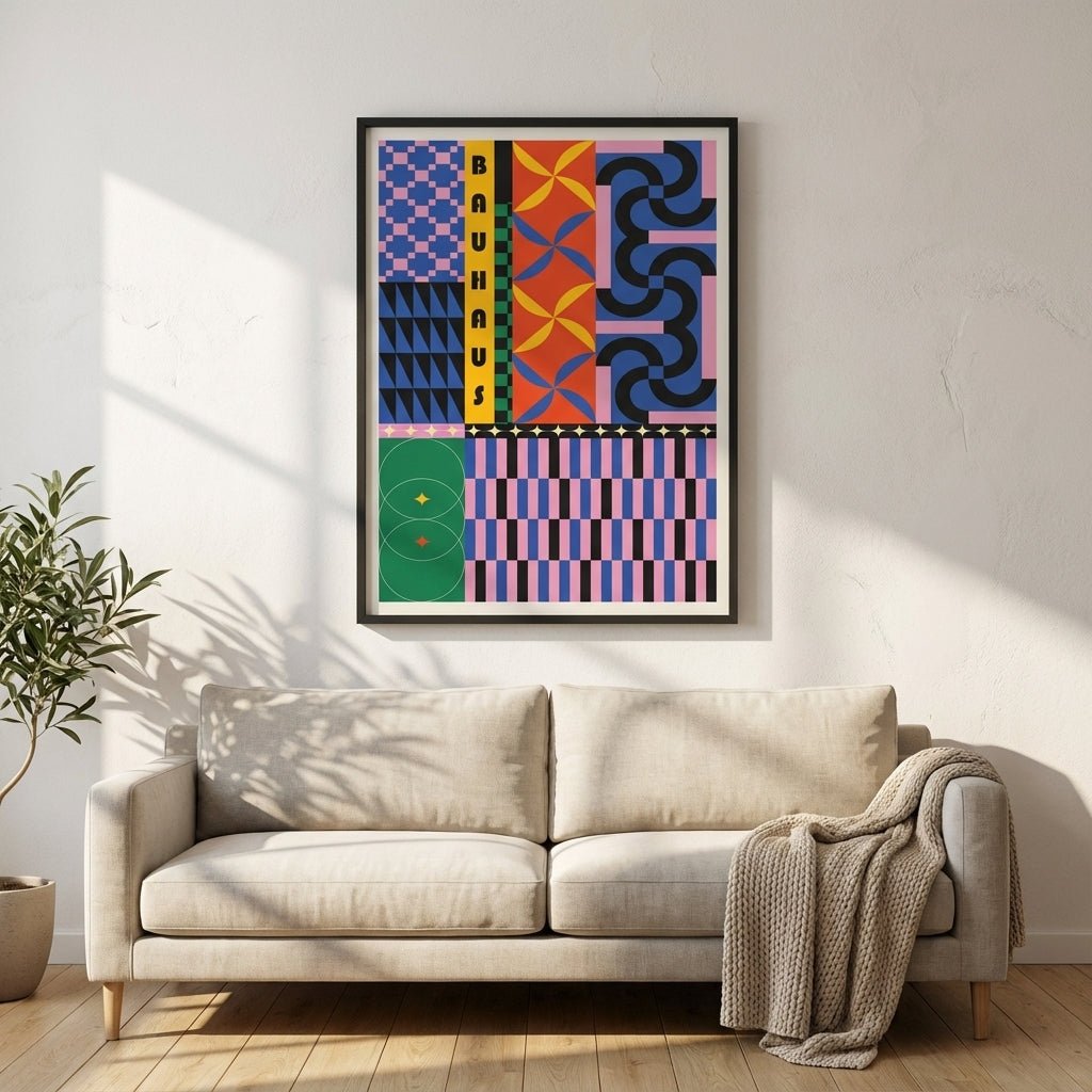 Geometric Rhapsody by Bauhaus wall - art - picture - poster