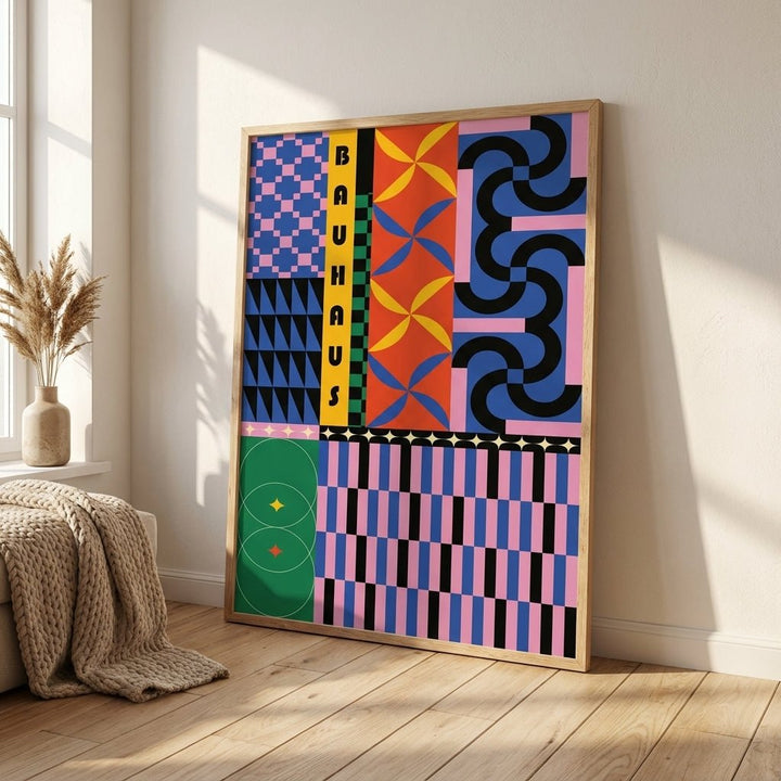 Geometric Rhapsody by Bauhaus wall - art - picture - poster