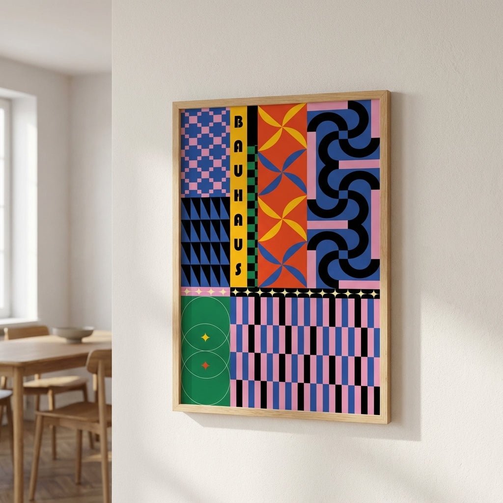 Geometric Rhapsody by Bauhaus wall - art - picture - poster
