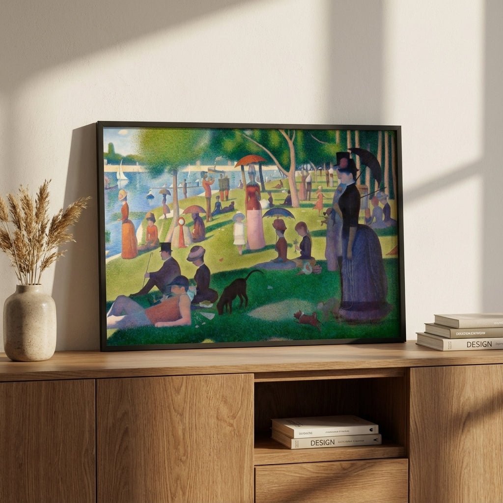 Georges Seurat Sunday on La Grande Jatte wall - art - picture - poster