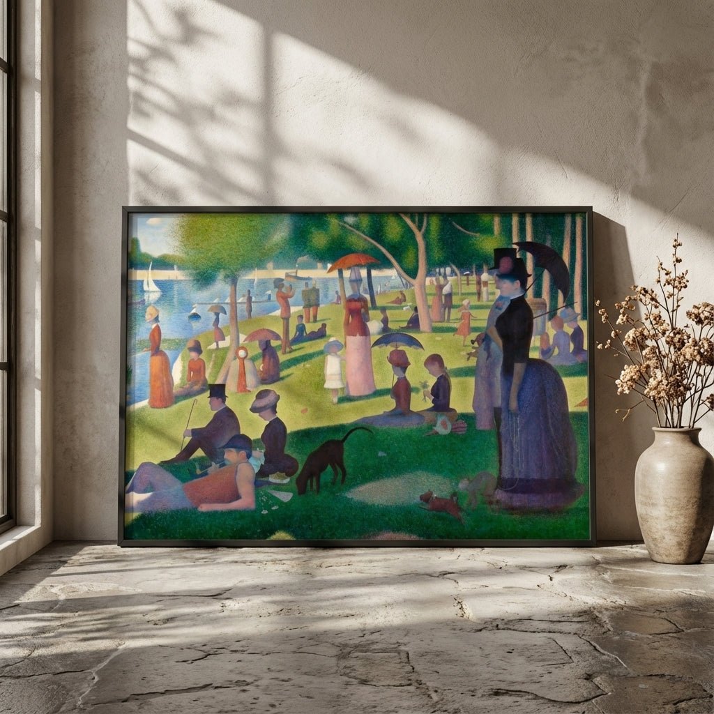 Georges Seurat Sunday on La Grande Jatte wall - art - picture - poster