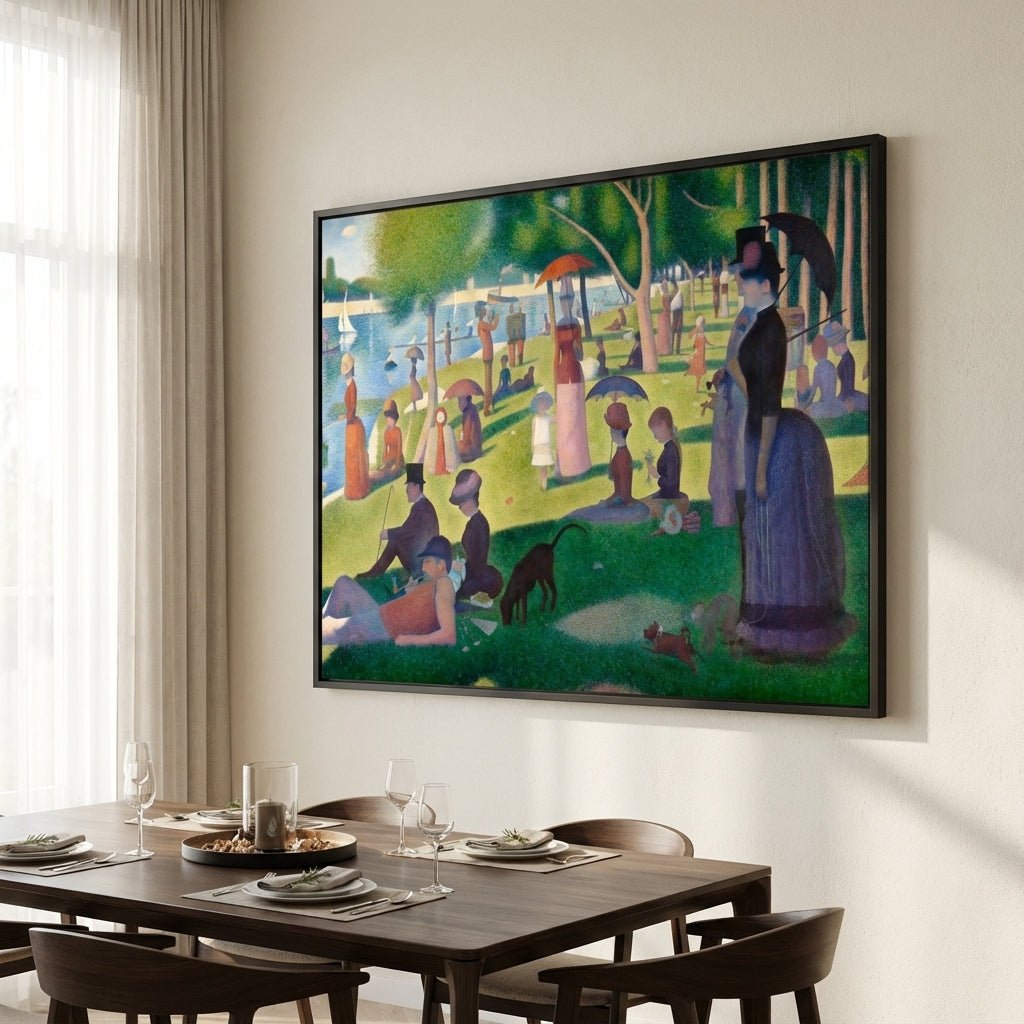 Georges Seurat Sunday on La Grande Jatte wall - art - picture - poster