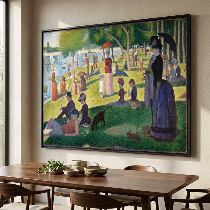Georges Seurat Sunday on La Grande Jatte wall - art - picture - poster