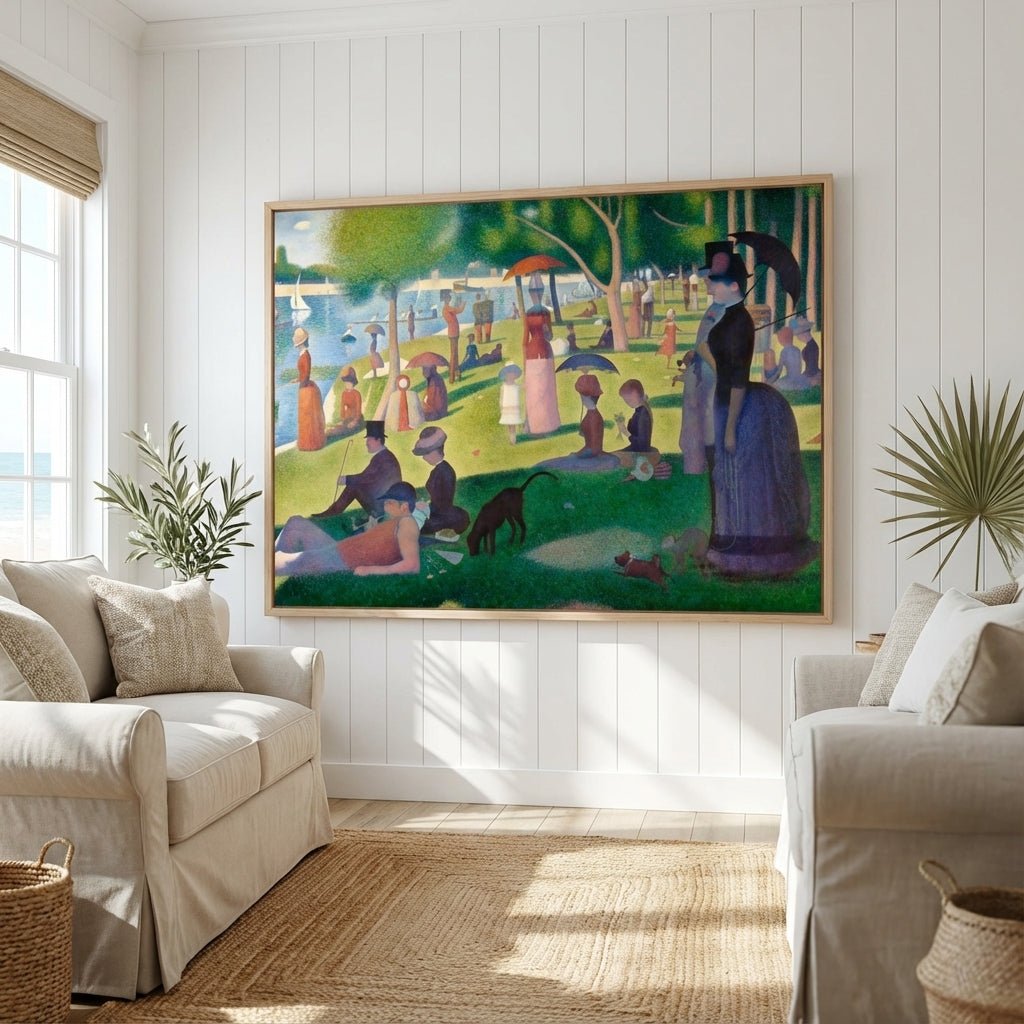 Georges Seurat Sunday on La Grande Jatte wall - art - picture - poster