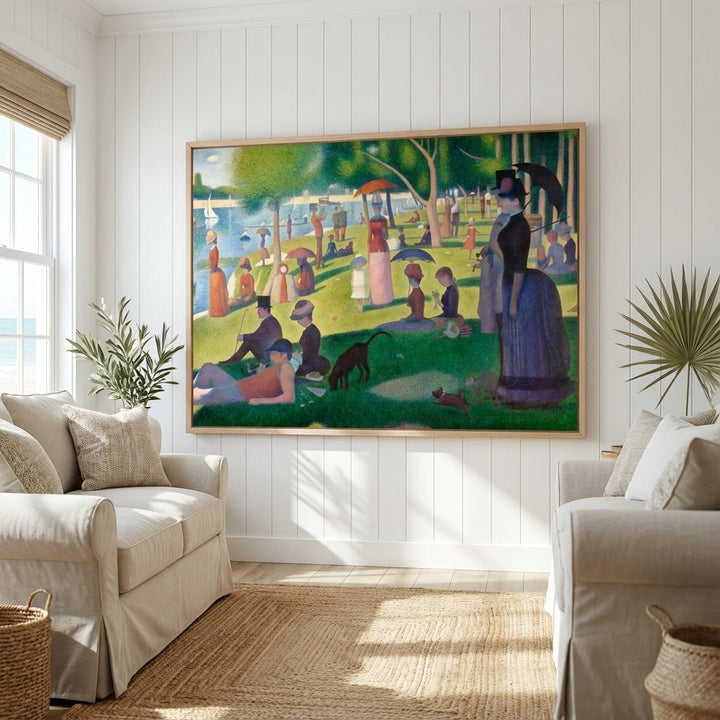 Georges Seurat Sunday on La Grande Jatte wall - art - picture - poster
