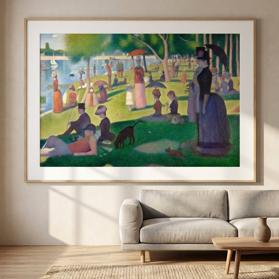 Georges Seurat Sunday on La Grande Jatte wall - art - picture - poster