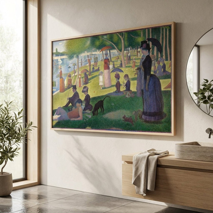 Georges Seurat Sunday on La Grande Jatte wall - art - picture - poster