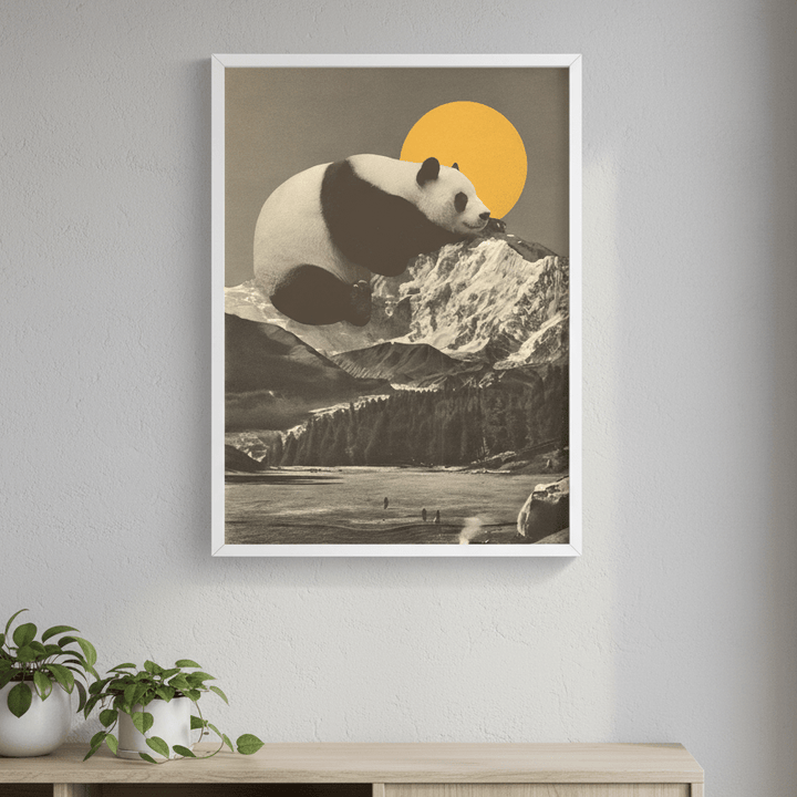 Giant Panda Nap by Florent Bodart wall - art - picture - poster