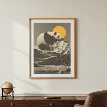 Giant Panda Nap by Florent Bodart wall - art - picture - poster