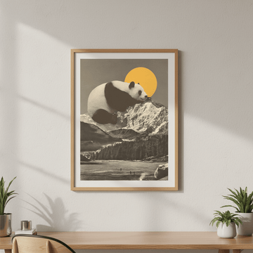 Giant Panda Nap by Florent Bodart wall - art - picture - poster