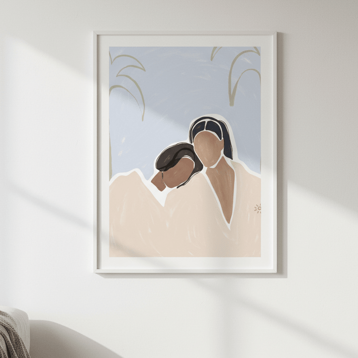 Girlfriends by Ivy Green Illustrations wall - art - picture - poster