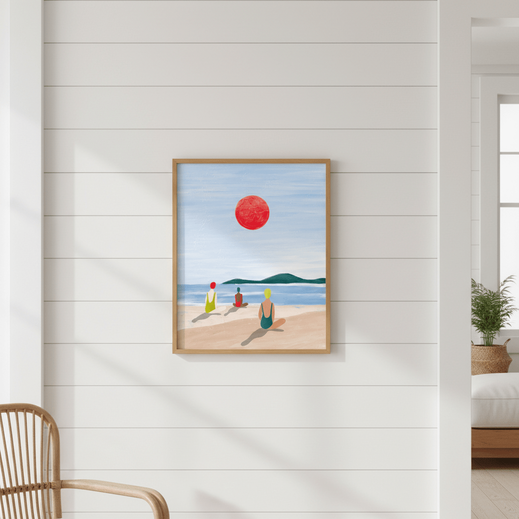 Girls at the Beach by Bea Muller wall - art - picture - poster