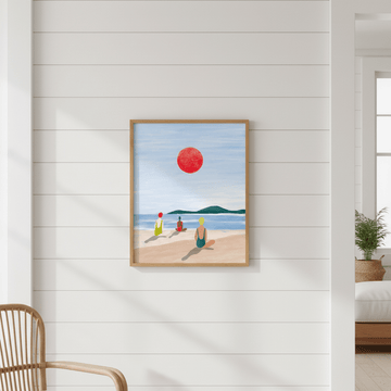 Girls at the Beach by Bea Muller wall - art - picture - poster
