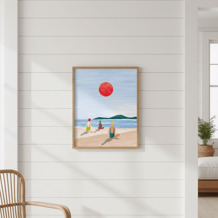 Girls at the Beach by Bea Muller wall - art - picture - poster