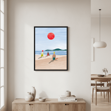 Girls at the Beach by Bea Muller wall - art - picture - poster