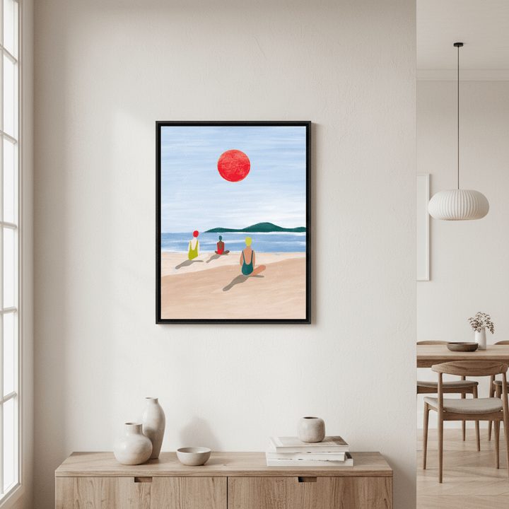 Girls at the Beach by Bea Muller wall - art - picture - poster