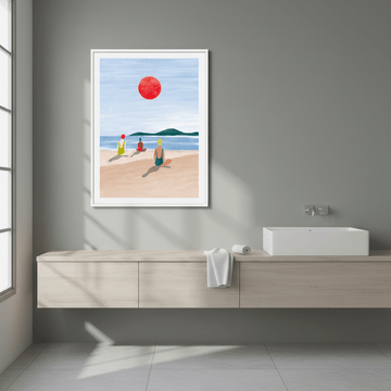 Girls at the Beach by Bea Muller wall - art - picture - poster