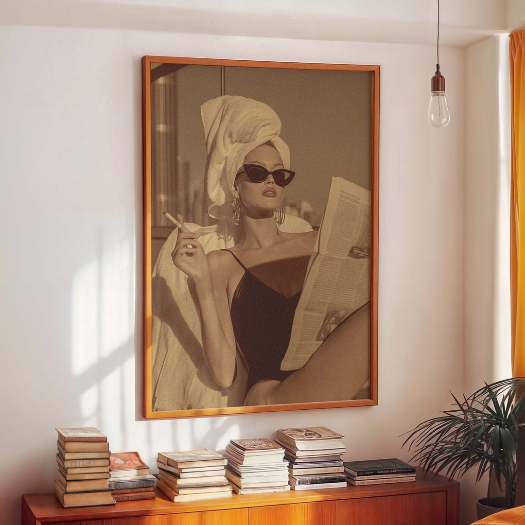 Glamour in The Amalfi Vintage Wall Art wall - art - picture - poster