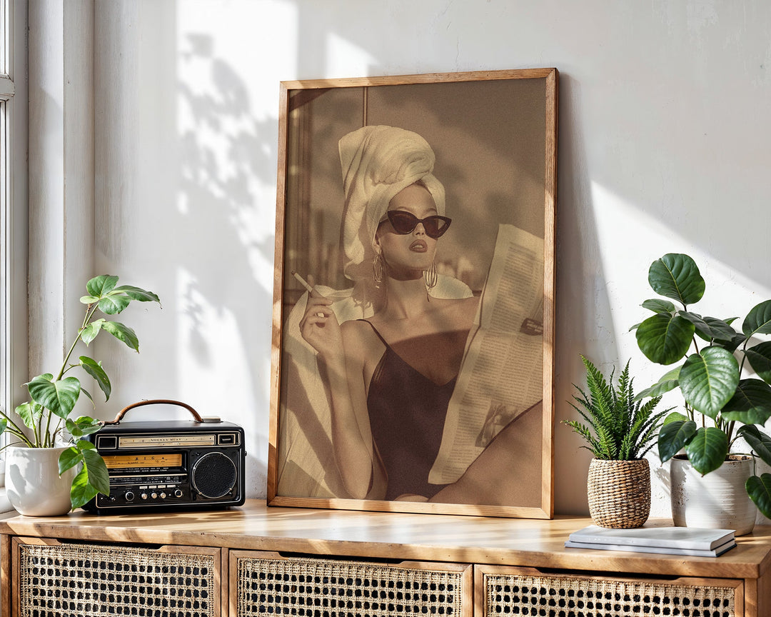Glamour in The Amalfi Vintage Wall Art wall - art - picture - poster