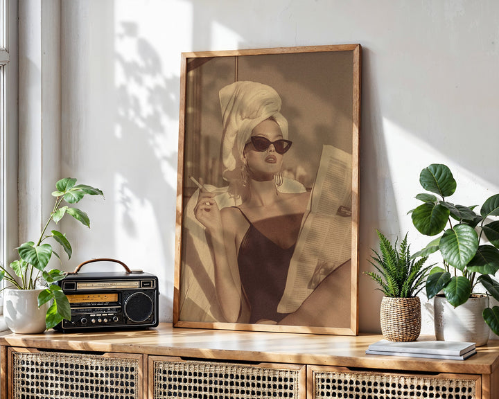 Glamour in The Amalfi Vintage Wall Art wall - art - picture - poster