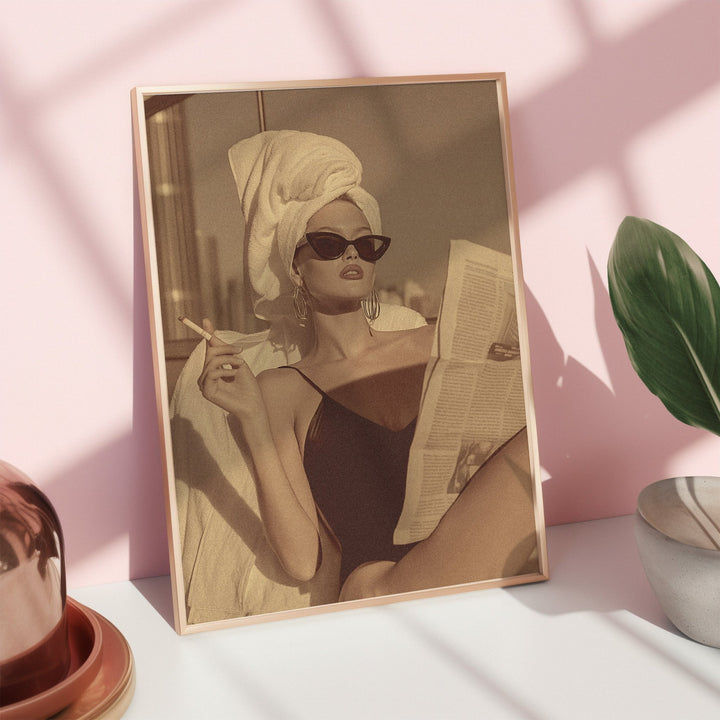 Glamour in The Amalfi Vintage Wall Art wall - art - picture - poster