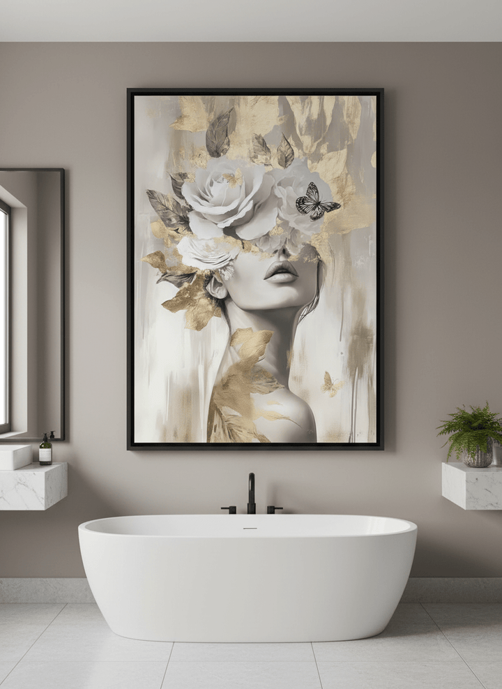 Gold Leaf Bloom by Bella Eve