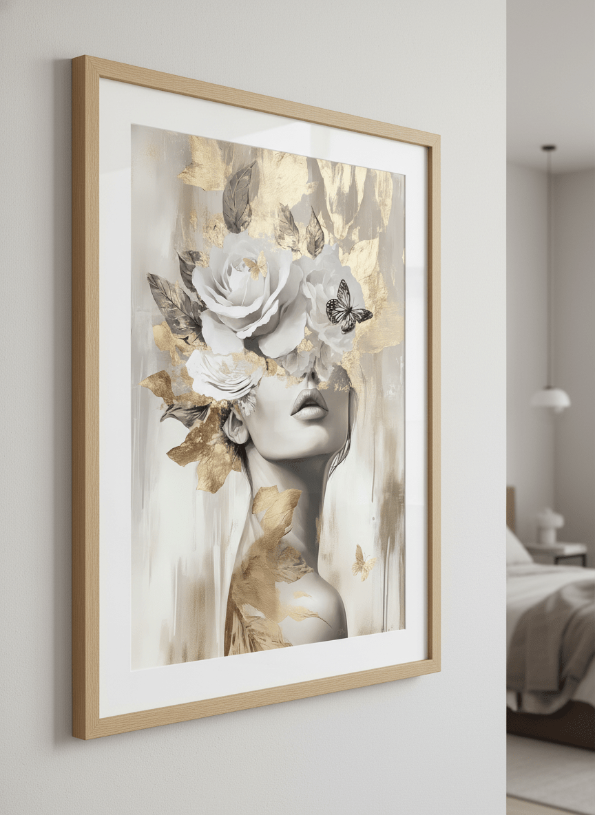 Gold Leaf Bloom by Bella Eve